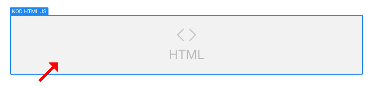 widżet kod html