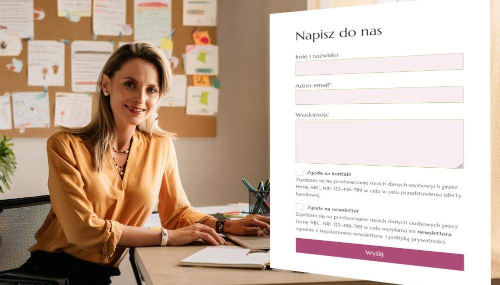 Formularz kontaktowy zgodny z RODO