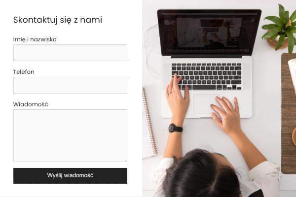 kreator stron www formularze