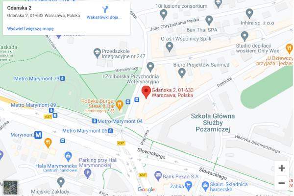 kreator stron www mapa google