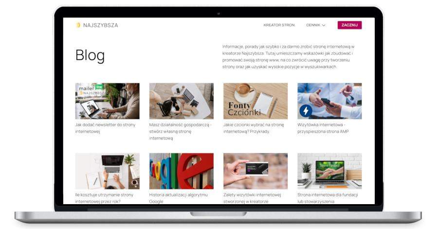 własny blog kreator bloga internetowego