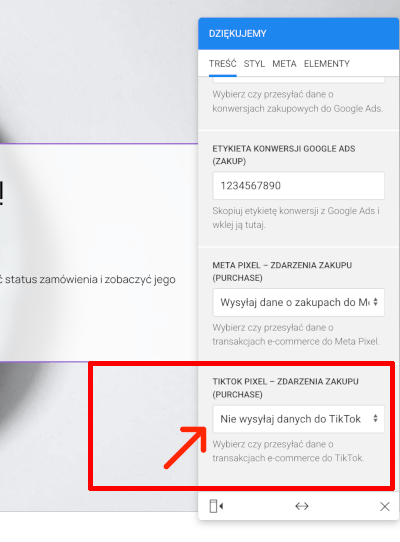 tiktok pixel uruchamianie skryptu