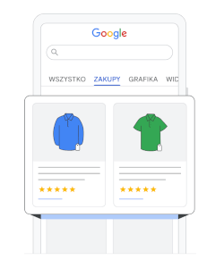 Zakładka google shopping