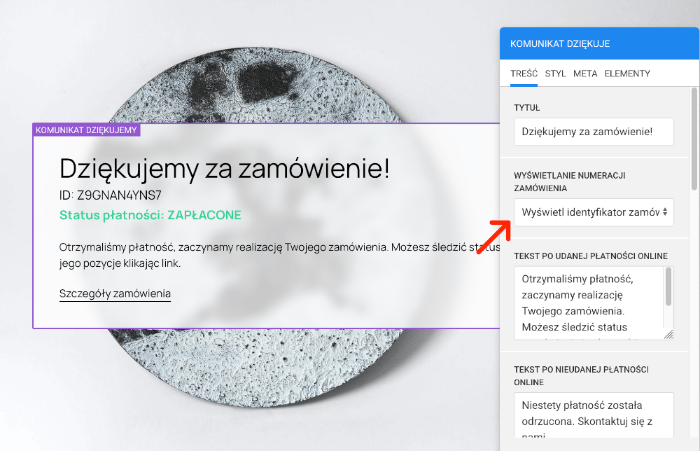 numeracja zamówienia