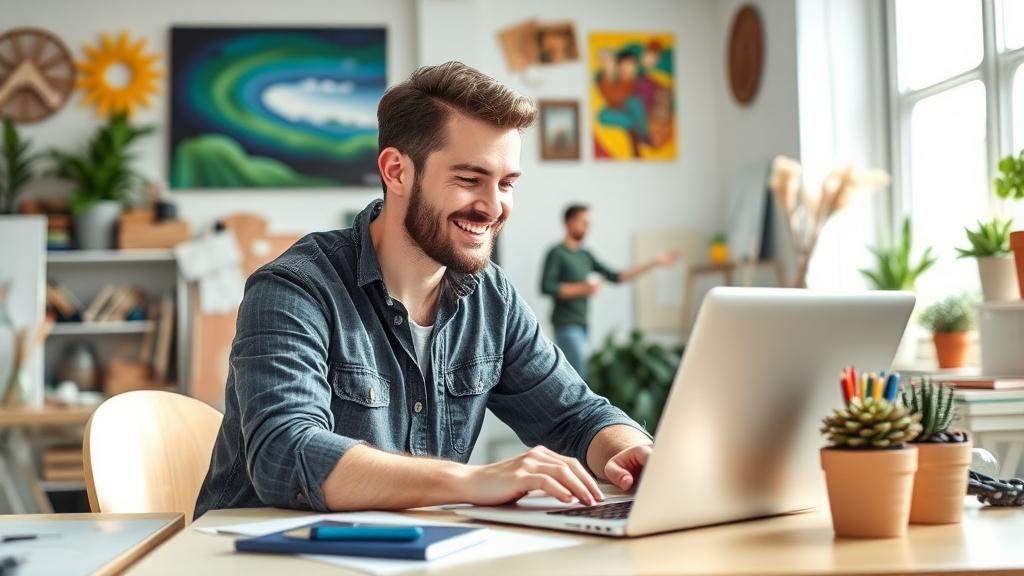 projektant tworzy szablon strony internetowej