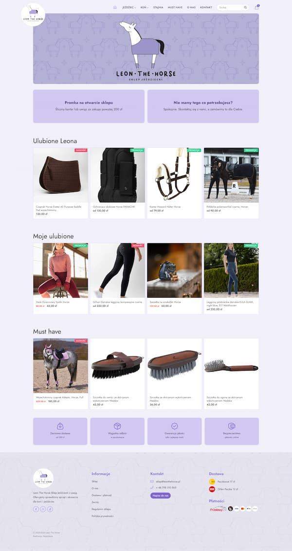 sklep internetowy jeździecki