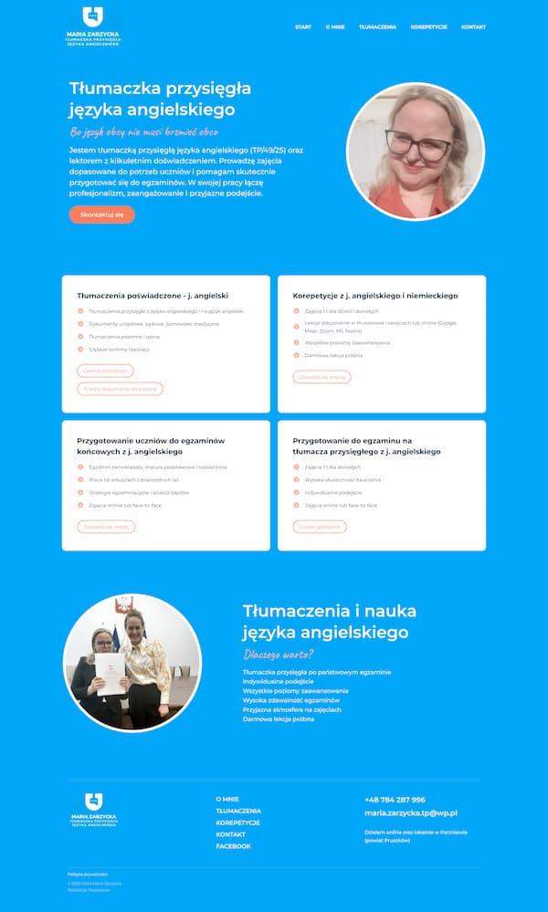 strona internetowa tlumacz przysiegly
