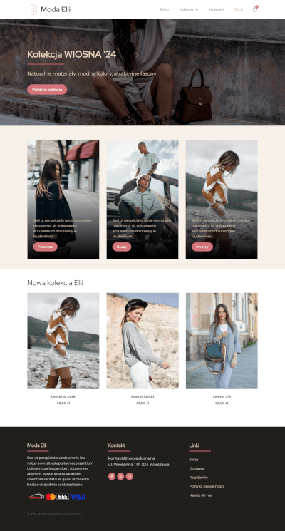 ładny szablon sklepu internetowego