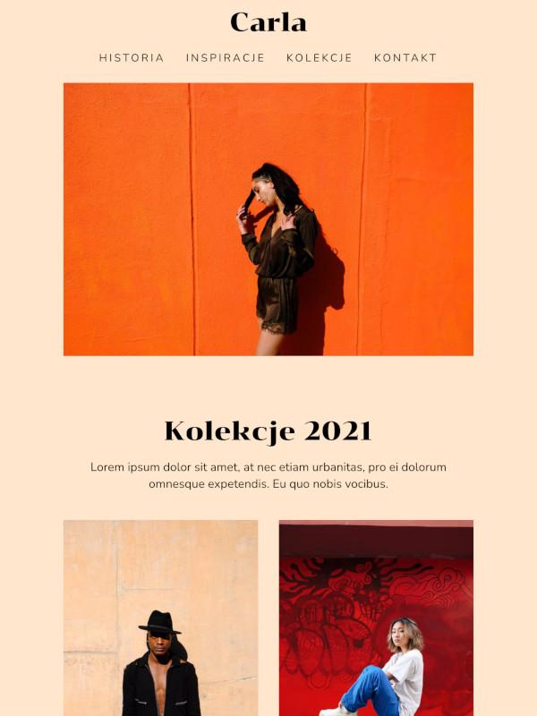 projekt strony ładny responsywny