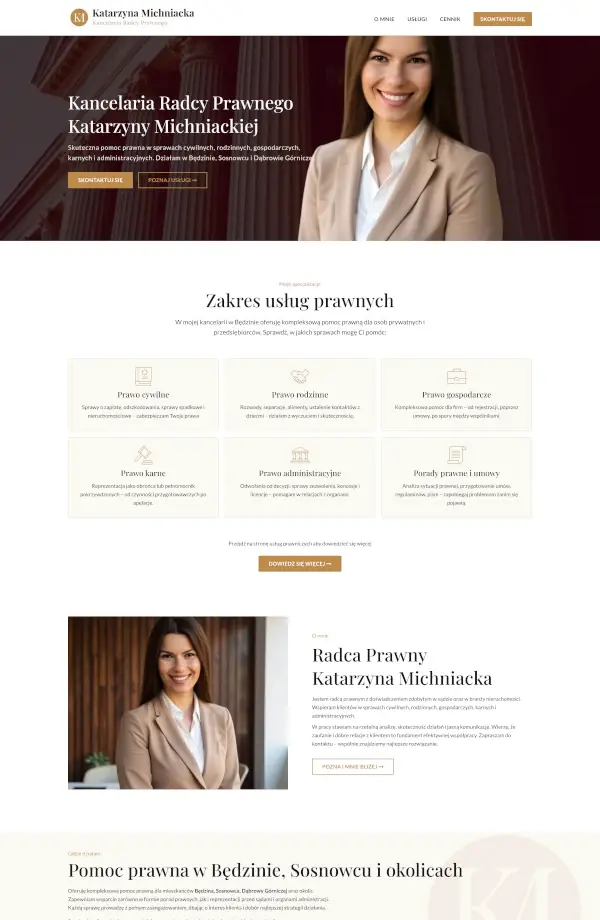 strona internetowa radcy prawnego