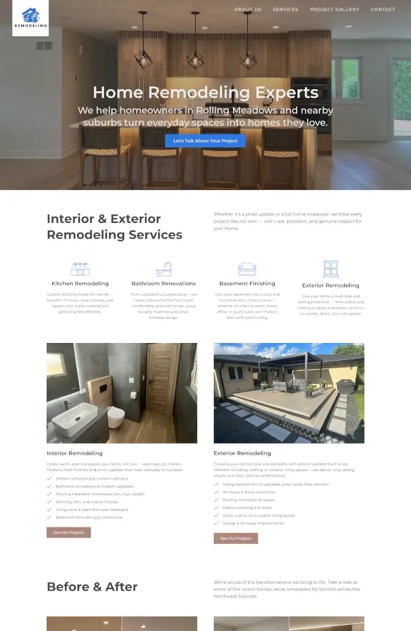 strona internetowa firmy remontowej