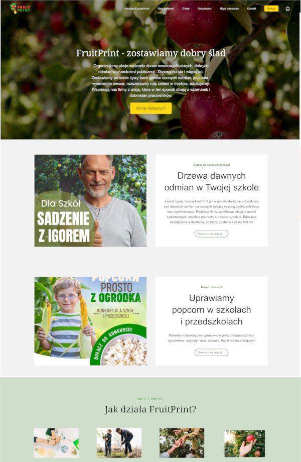 strona internetowa fruitprint