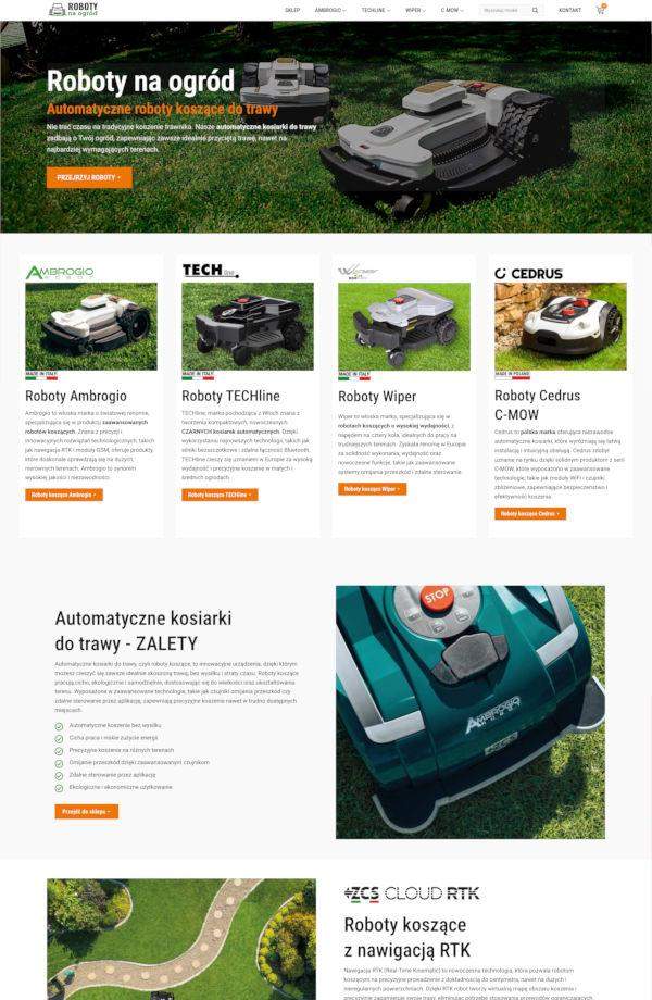 strona sklep internetowy ogrodniczy