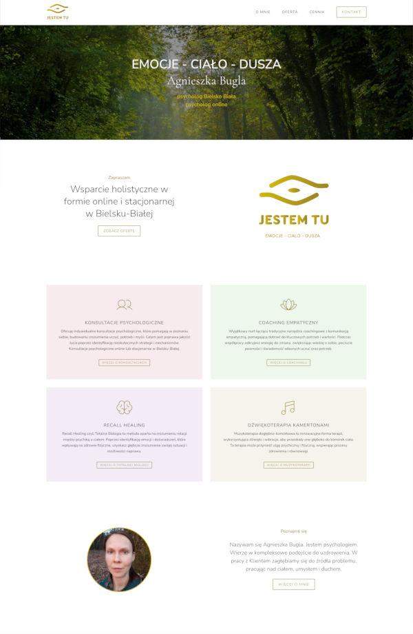 strona internetowa psycholog
