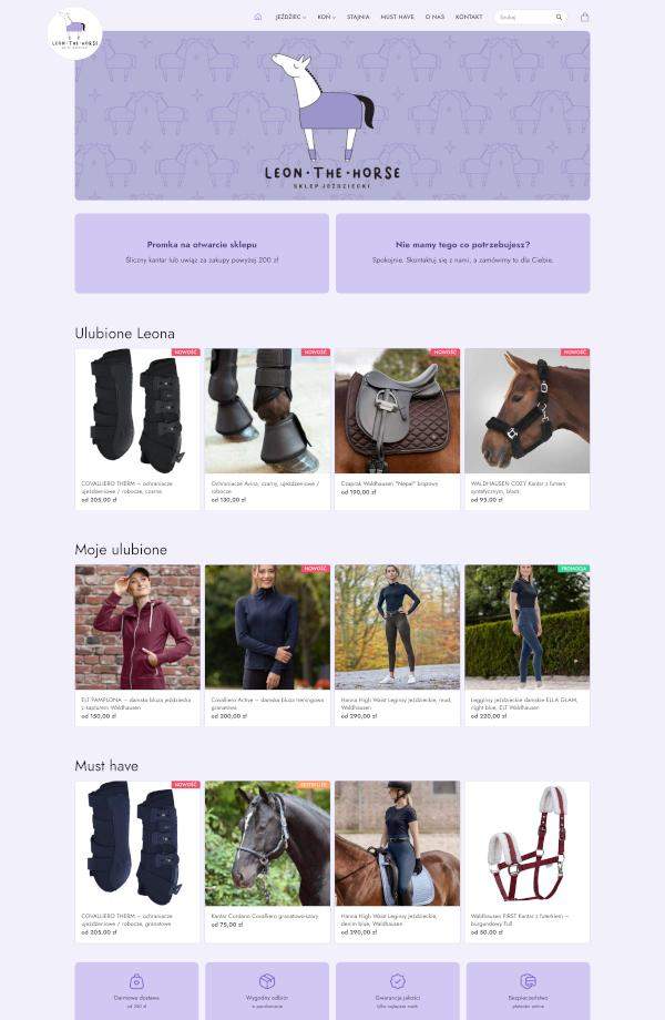 sklep internetowy jeździecki