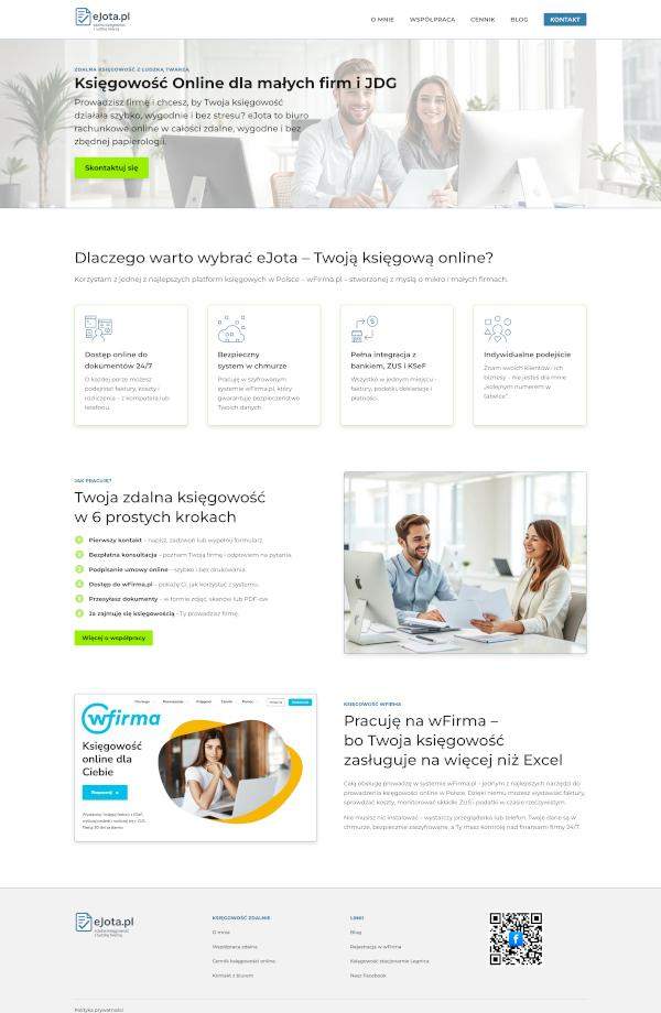 wizytówka firma księgowa